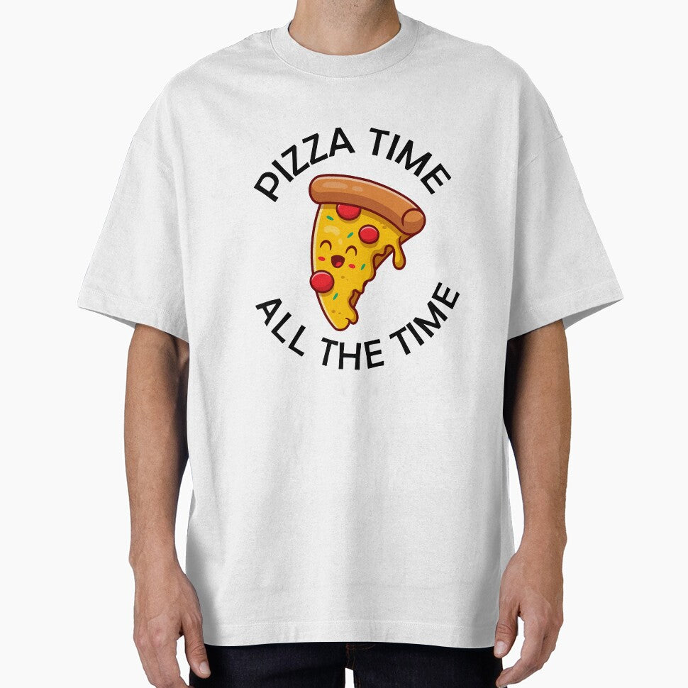 Pizza Time All The Time Funny Pizza Quote by theshirtinator