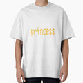 y2k orange video game "princess" text by stickersbyro ☆
