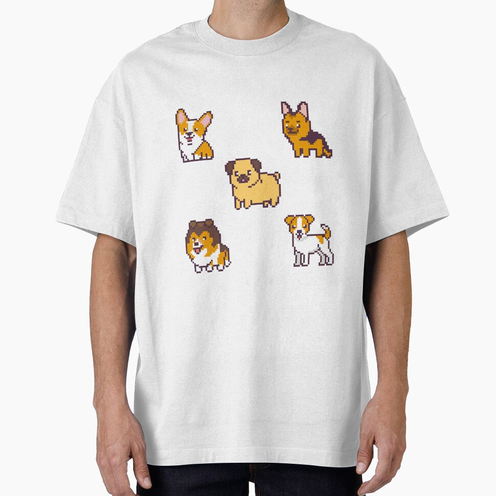 Pixel Art Dog Sticker Set by uxcomshop