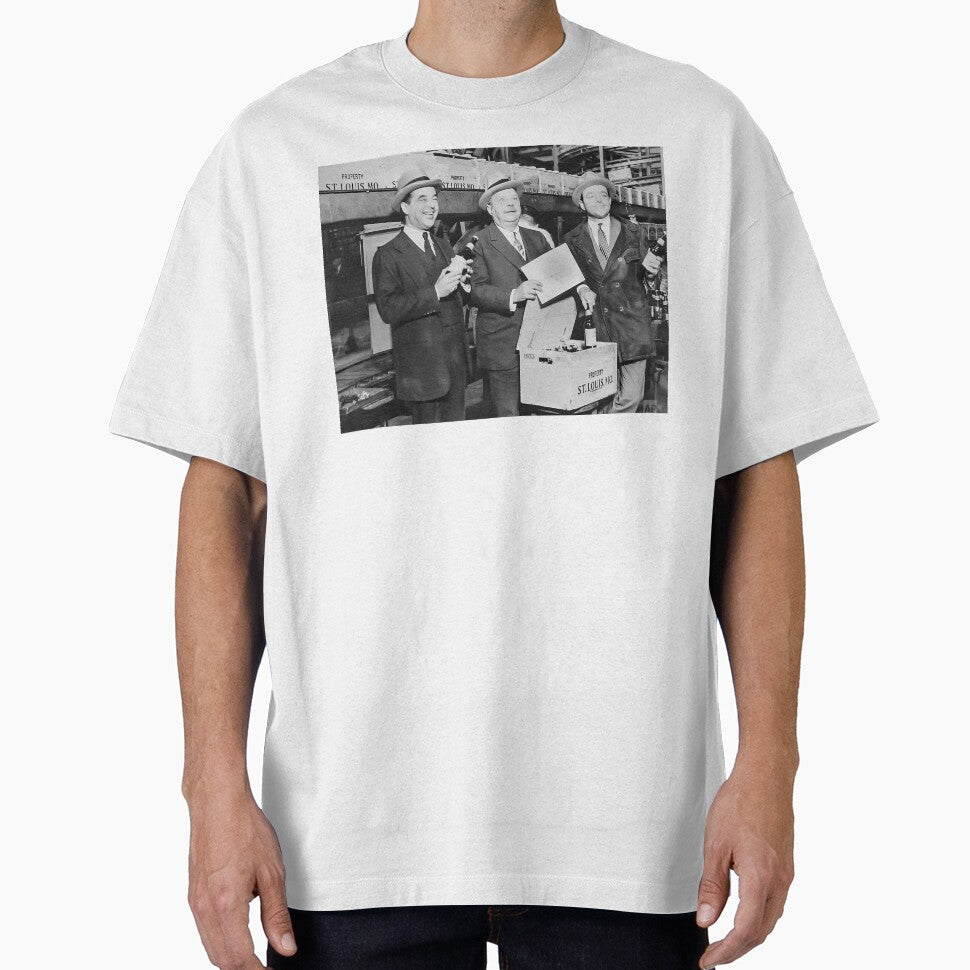 Beer Men, Prohibition, Beer Bottlers, Vintage Black and White Old Photo by IconicArchive