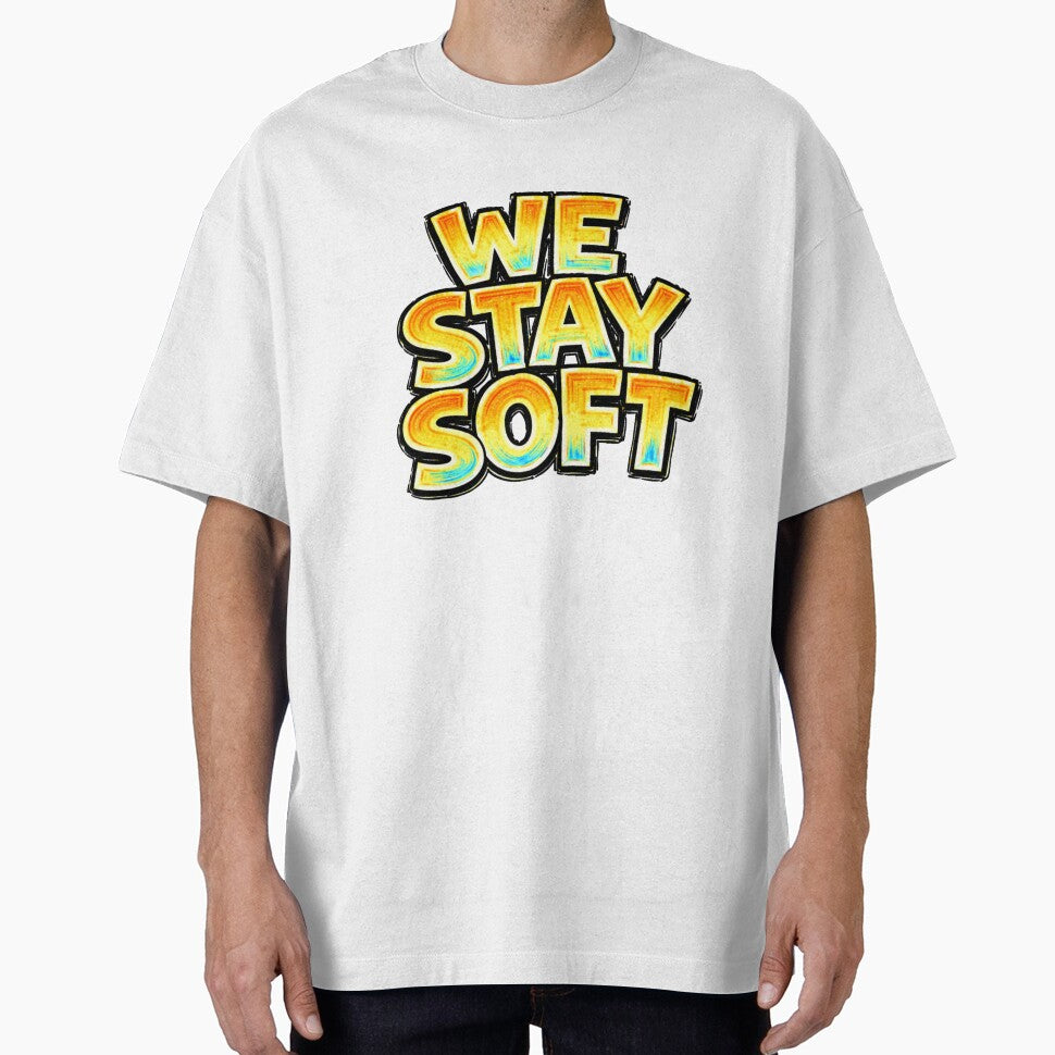 WE STAY SOFT – hand drawn childlike typography by Mac Sketches