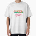 "Summer Vibes" Aesthetic and Simple Tees by Randomartsies
