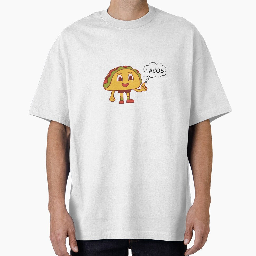 Cute Taco Cartoon - Funny Food Lover Design by FASA's ART
