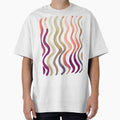 Wavy lines - coral and sand by wackapacka