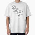 Simple Flower Outline Beauty by RoemDesigns