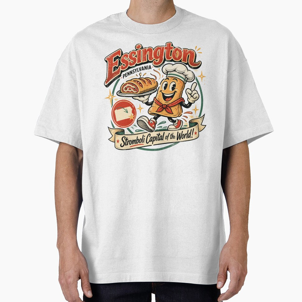 Essington, PA - Stromboli Capital of the World - Vintage Mascot by The Masked Designer