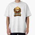 Powered By Coffee – Funny Coffee Lover Quote Typography Design | Coffee Addict Gift by ArtWaveStudio8