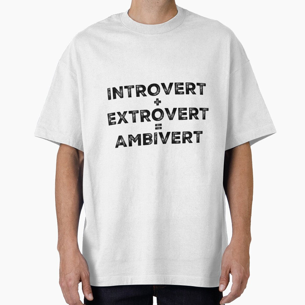 Introvert + Extrovert = Ambivert by NiftyTees