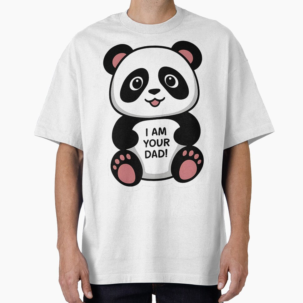 Cute panda sticker "I am your Dad!" by pawansaket9124