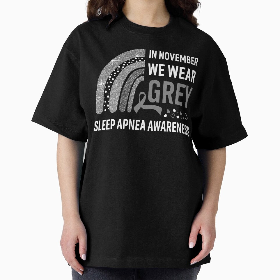 In November We Wear Grey Sleep Apnea Awareness by Gillosina