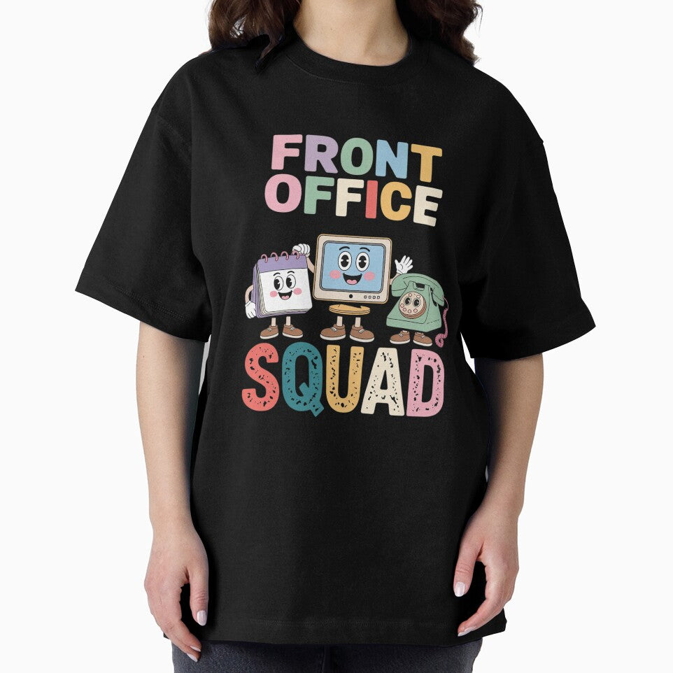 Front Office Squad Funny Front Desk Receptionist Admin by khorbiasieno