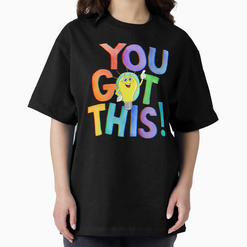 "You Got This" inspirational, motivational, encouraging, bright colors, light bulb moment by karinasalwaszka