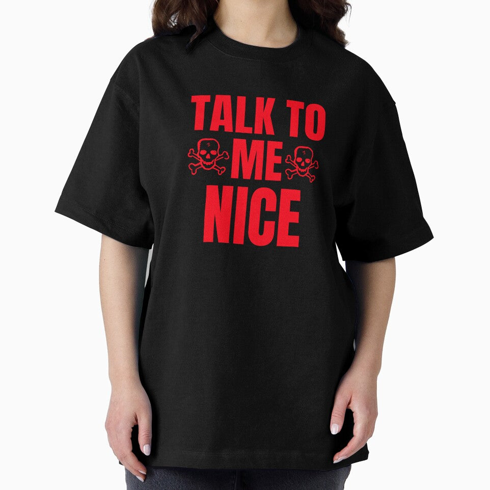 Funny Talk To Me Nice Skulls Classic Quote by Zuuag