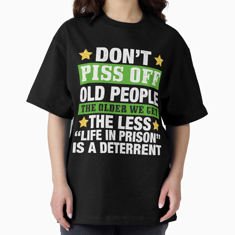 Dont Piss Off Old People Jersey by Manisma Road