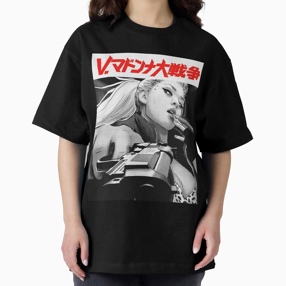 Yakuza Japanese Cyberpunk Girl Vaporwave Urban Style by OWLvision33