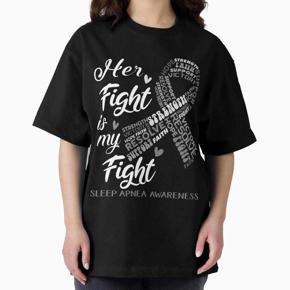 Sleep Apnea Warrior, Her Fight is my Fight Sleep Apnea Awareness by Greggwillard