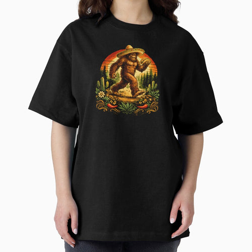 Bigfoot Carrying Taco Cinco De Mayo by Le7yaStore