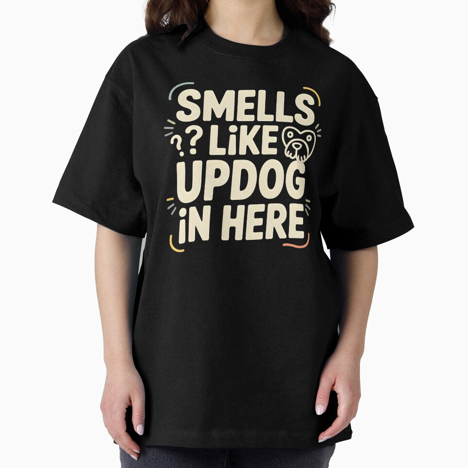 Smells Like Updog In Here – Awkward Humor Updog Joke Design by Redgiant87x