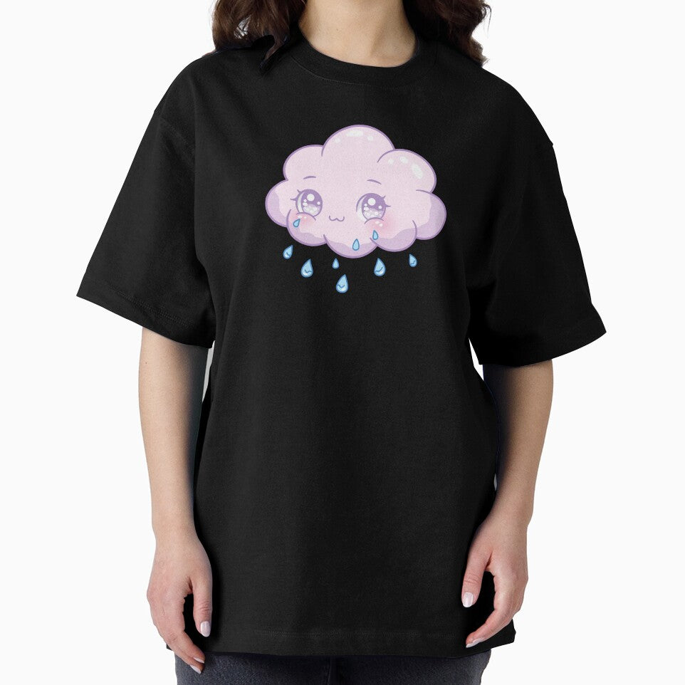 Crying Cloud – Kawaii Mood Shirt Sticker Cute Gift by Karlas-things