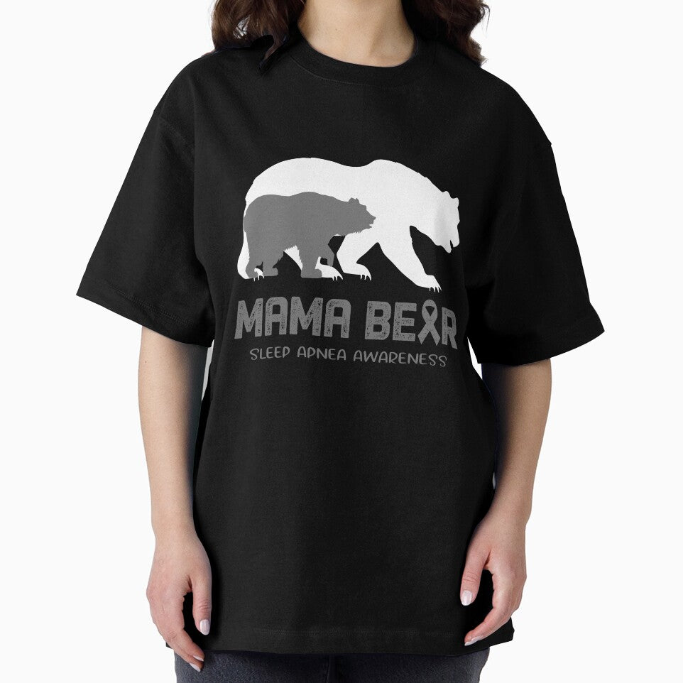 Sleep Apnea Awareness Mama Bear Support Sleep Apnea by Victormoratalla