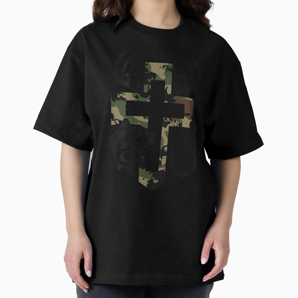 Youth Camo Faith Hunting Fishing Cross Hook Christian Jesus by troimuagio2022