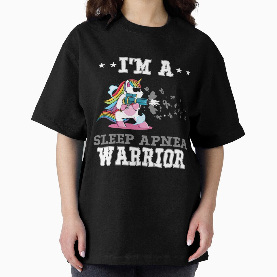 Funny Unicorn I'm A Sleep Apnea Warrior by heppenp