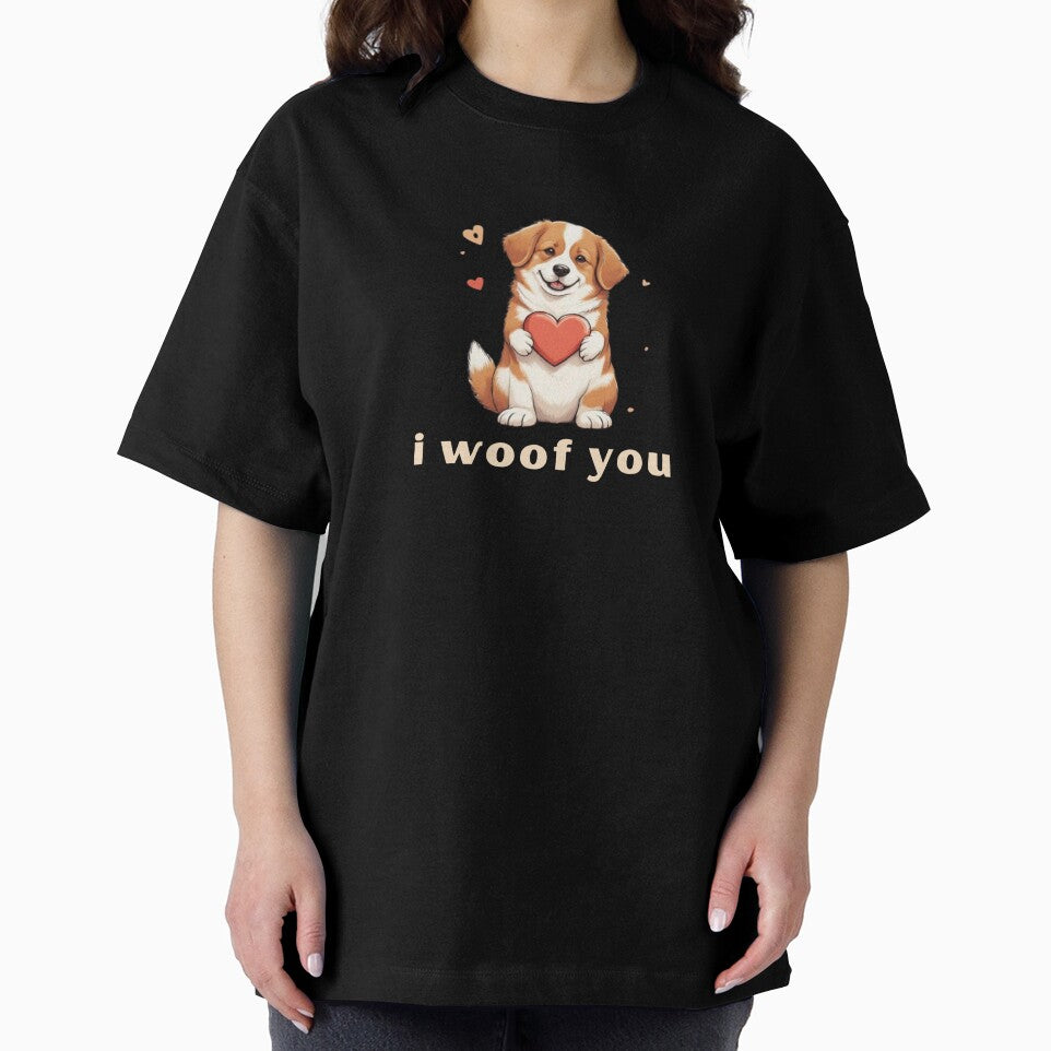 I Woof You - Cute Pun | TeeHee Puns Funny Design by TeeHee Puns