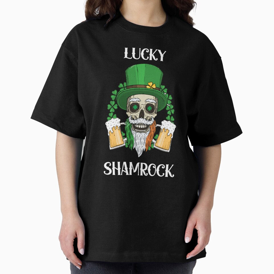 LUCKY SHAMROCK St. Patrick's Day MEN WOMEN Funny by BOHOVIN