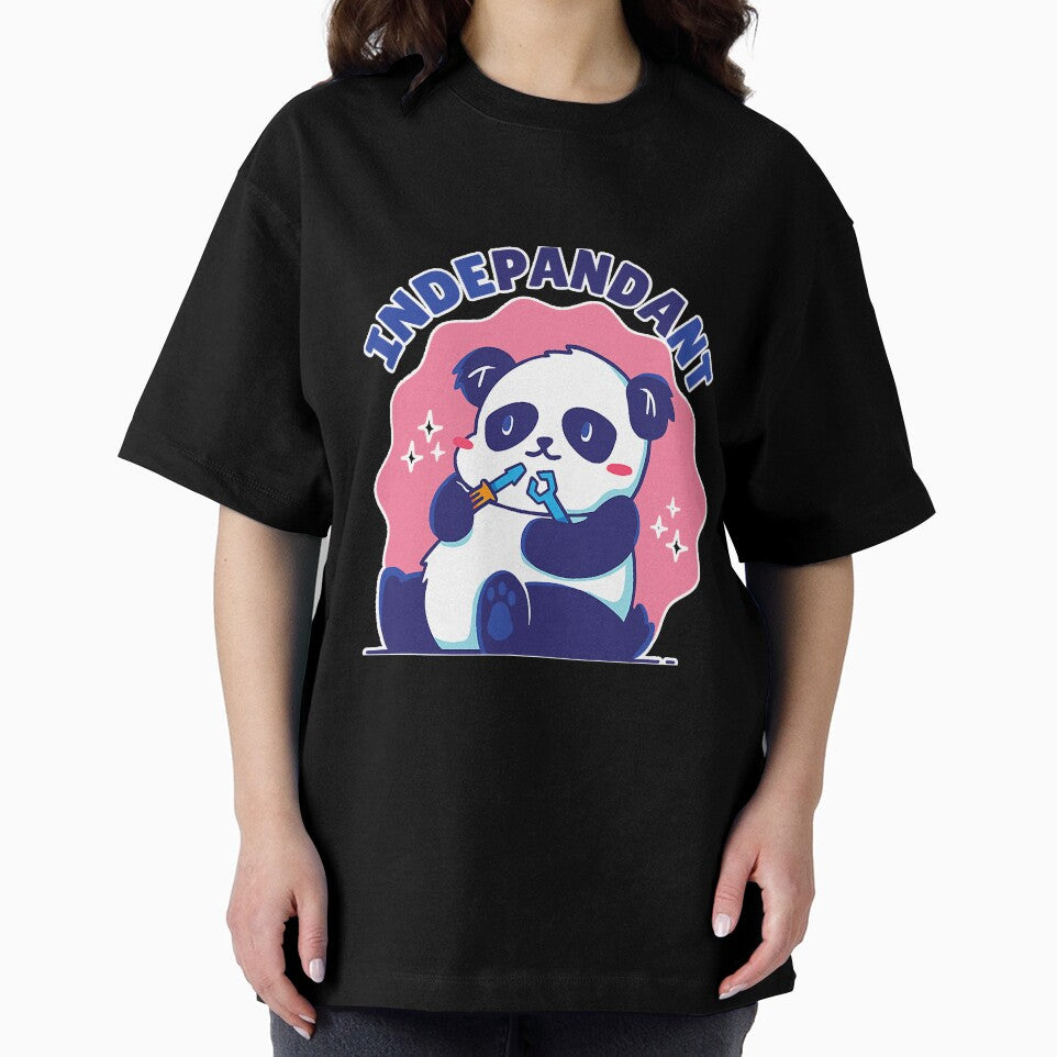 Funny Panda Bear Pun Indepandant by unassertive19