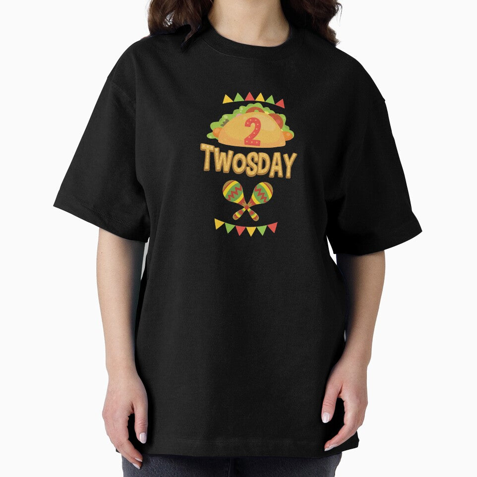 Tacos Maracas 2 Twosday Birthday Gift by haselshirt