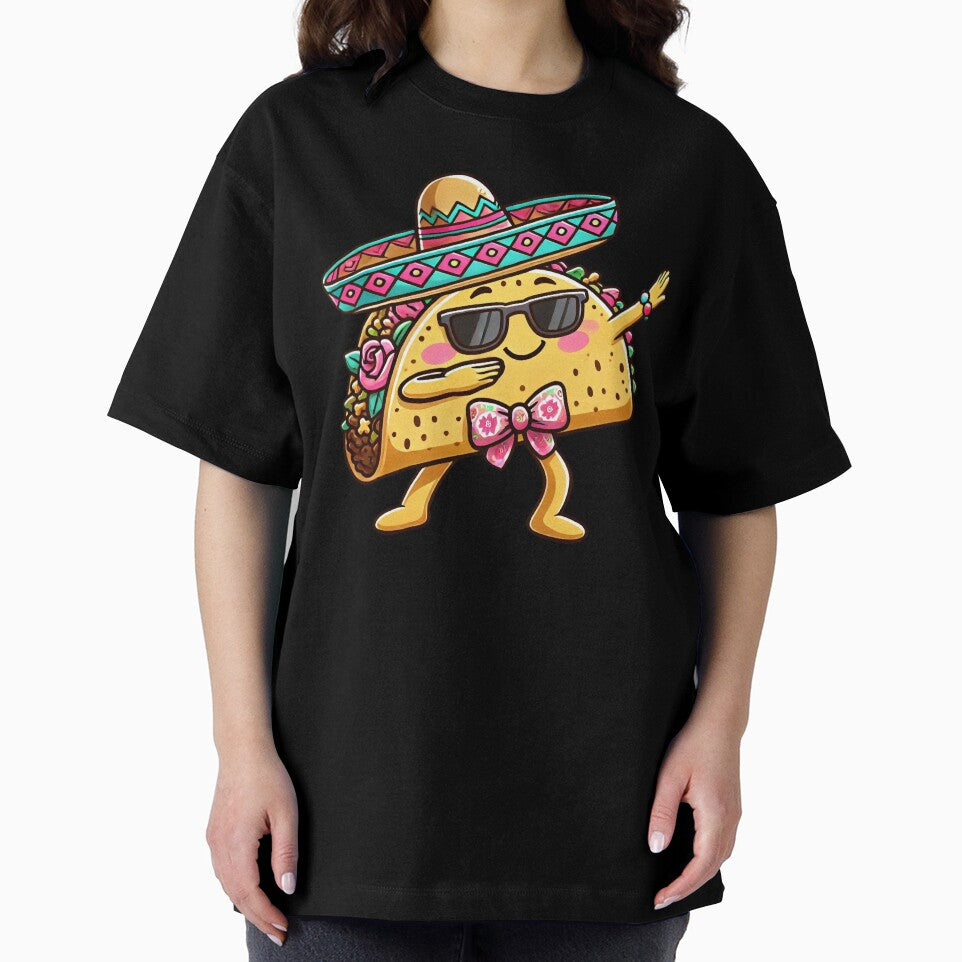 Dabbing Taco with Sombrero in Chicana Style by Dazeville Studio1541