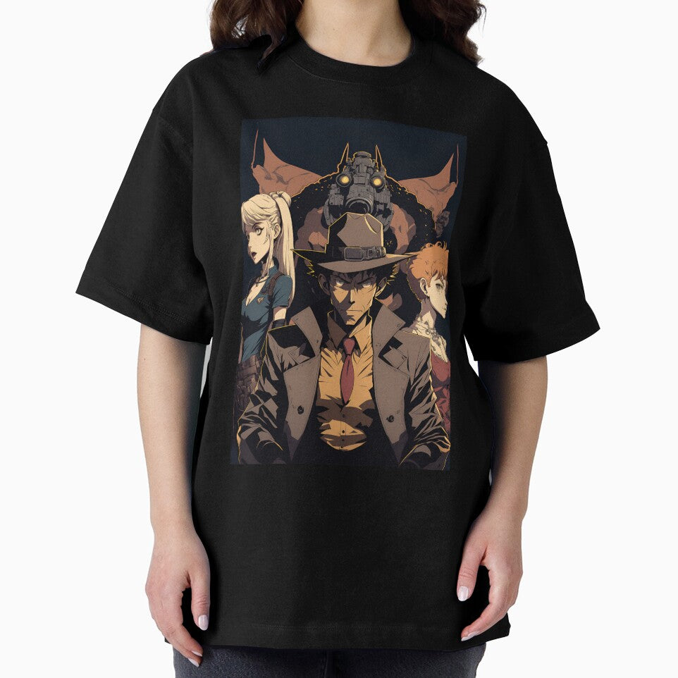 Anime Detective Man with his sidekicks by Bubblebuk
