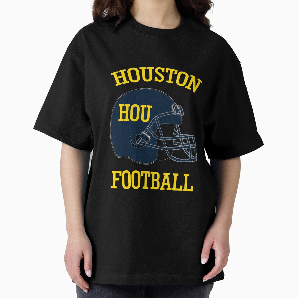 Houston Football T-Shirt for Men and Women by AllStarMerch