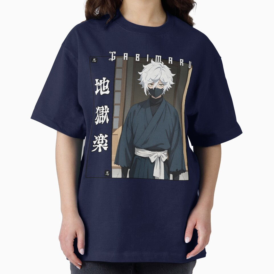Masked Anime Ninja Portrait – Dark Shinobi Manga Aesthetic by lamiarte