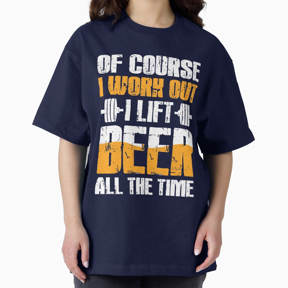 Funny Beer Work Out Humor Drinking Exercise Joke by mmos