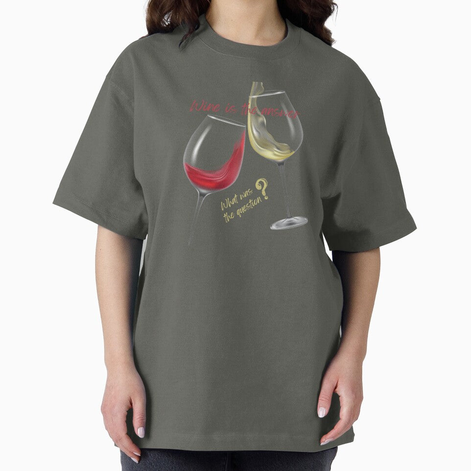 Wine is the answer by Petthecatshop
