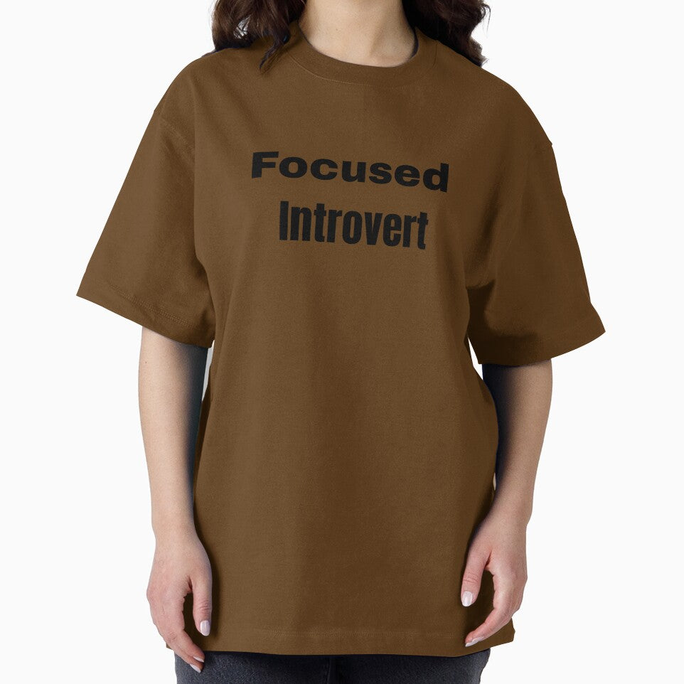 Focused Introvert – Quiet Mind Strong Focus Minimalist Design by RICHKIDSSTUDIO