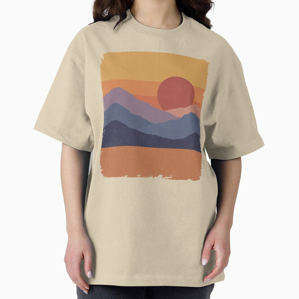 Mountain Sunset Vintage. #2 by EunsooLee