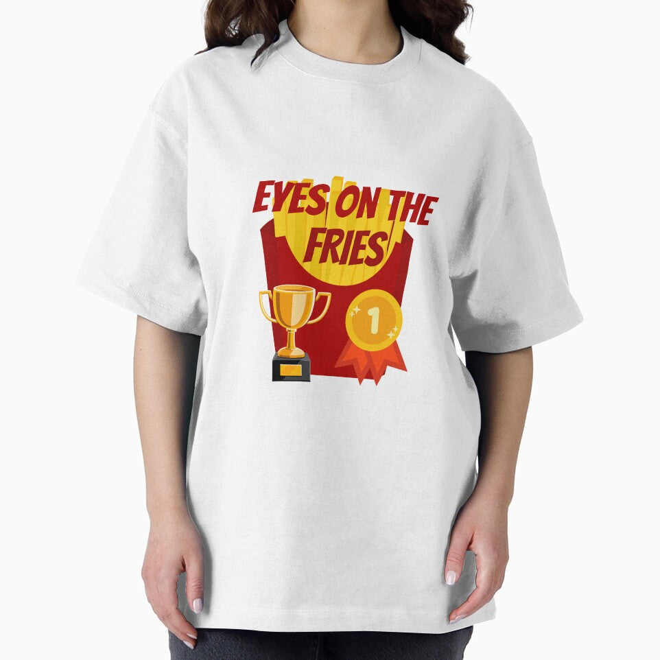 Food Pun Eyes on the Fries by bububabuinc