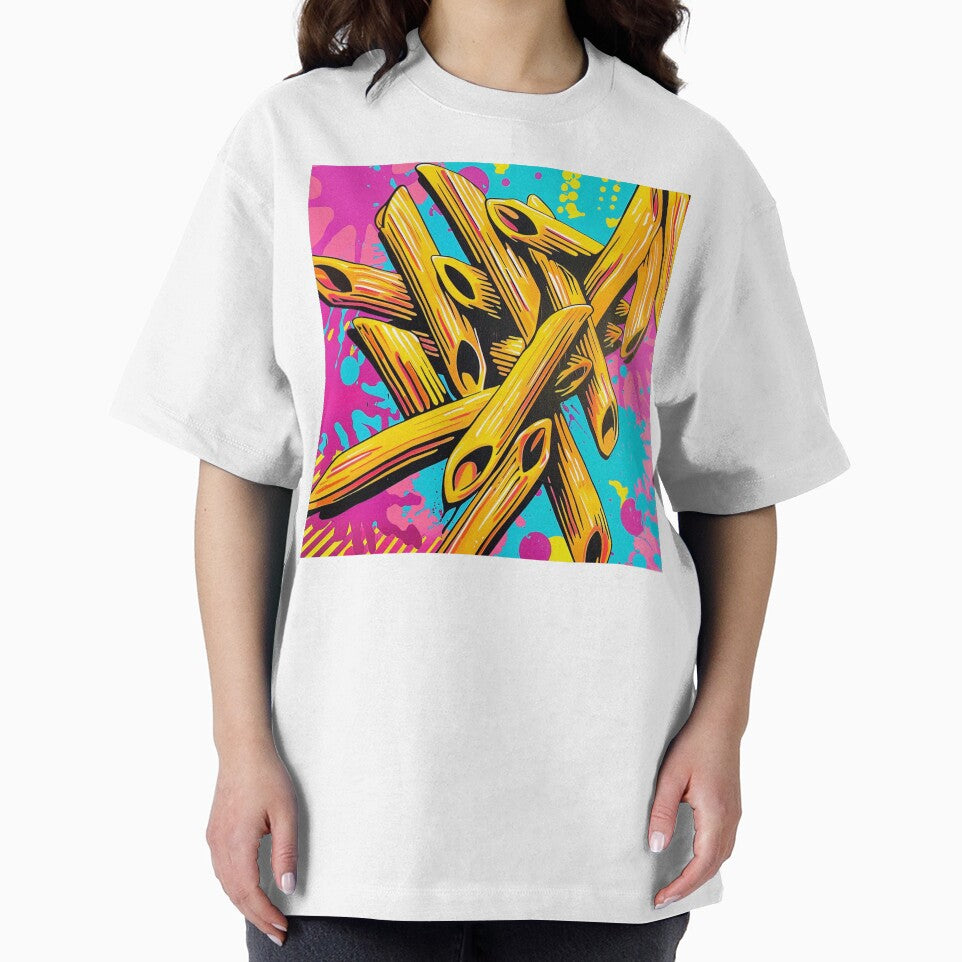 Penne Pasta Pop Art 1 by AstroRisq