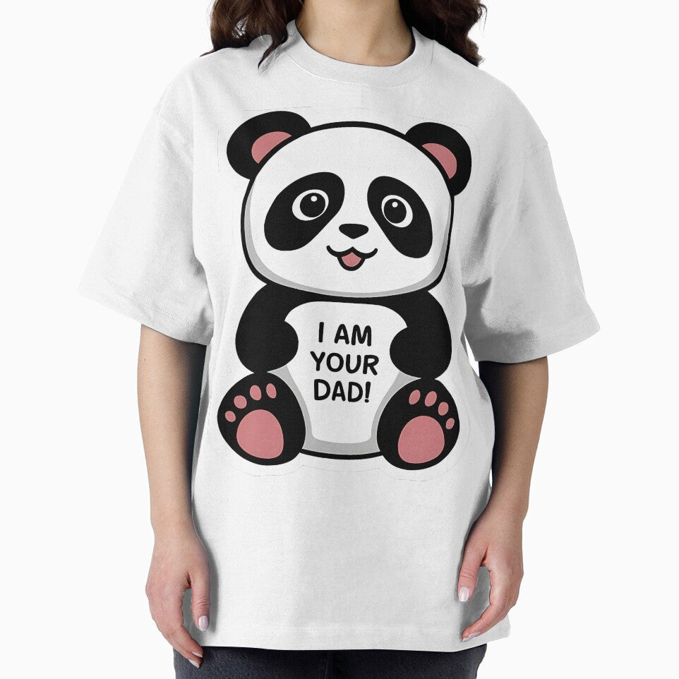 Cute panda sticker "I am your Dad!" by pawansaket9124