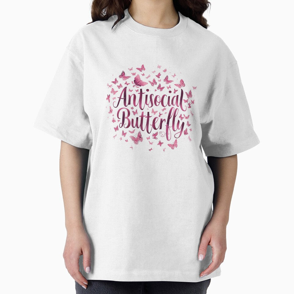 Antisocial Butterfly Slogan by Soulstar Designs