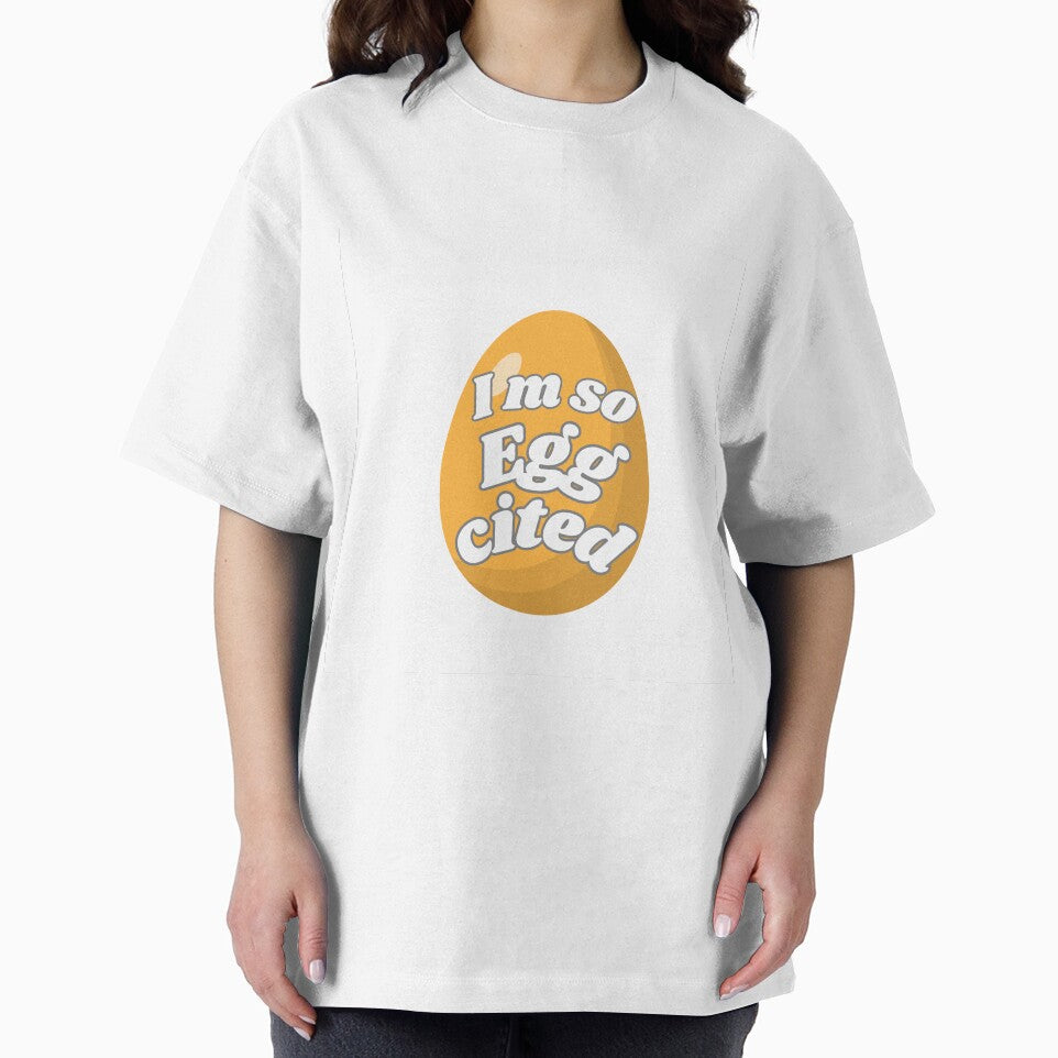 I’m So Egg-cited Funny Egg Pun Cute Food Humor Design by PRFashions