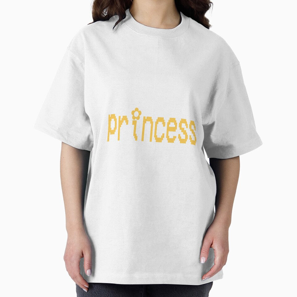 y2k orange video game "princess" text by stickersbyro ☆