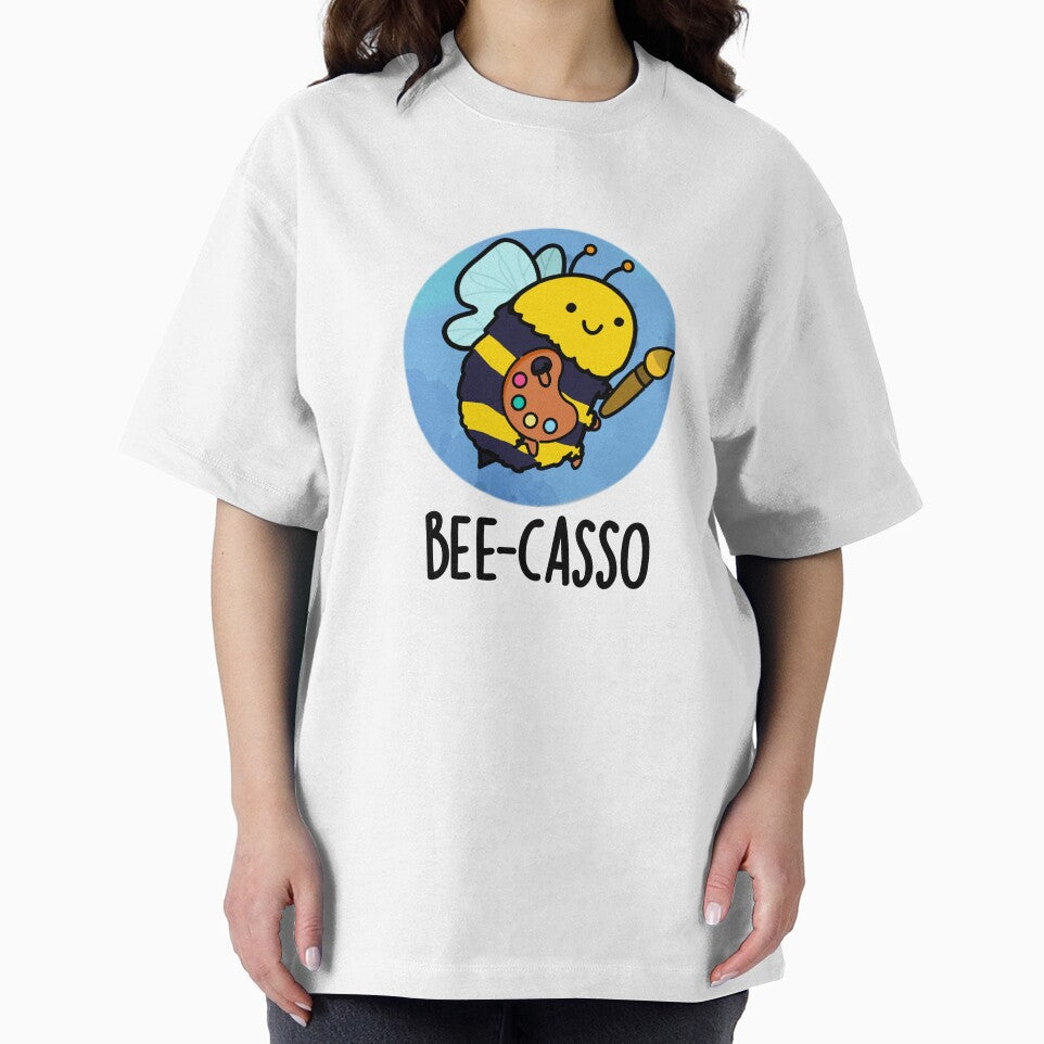 Bee-casso Cute Artist Bee Pun by punnybone