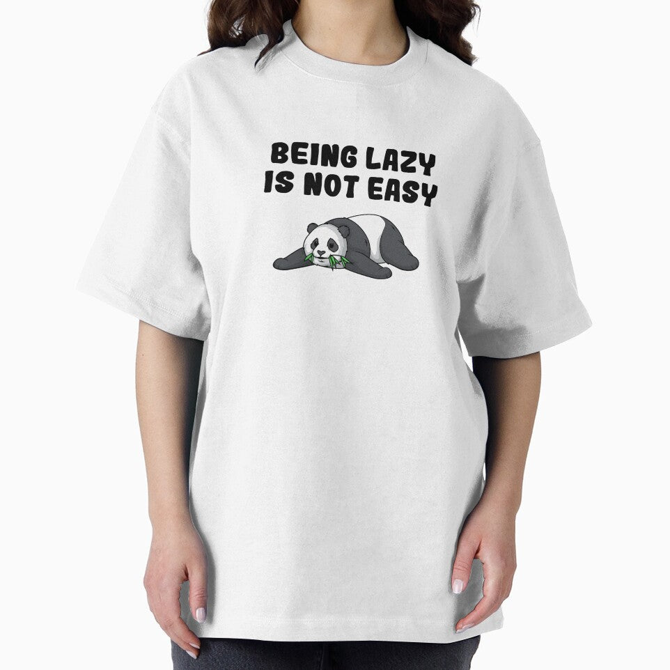 Lazy Panda, Being Lazy is not Easy by thilinank