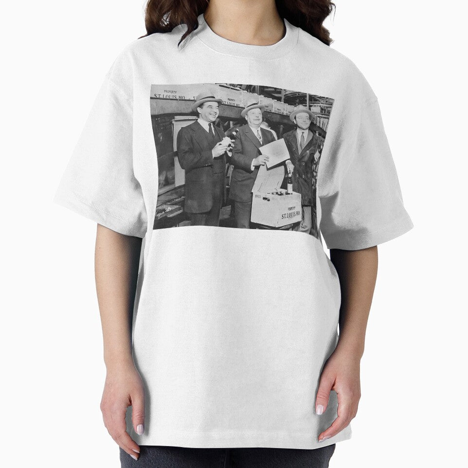 Beer Men, Prohibition, Beer Bottlers, Vintage Black and White Old Photo by IconicArchive