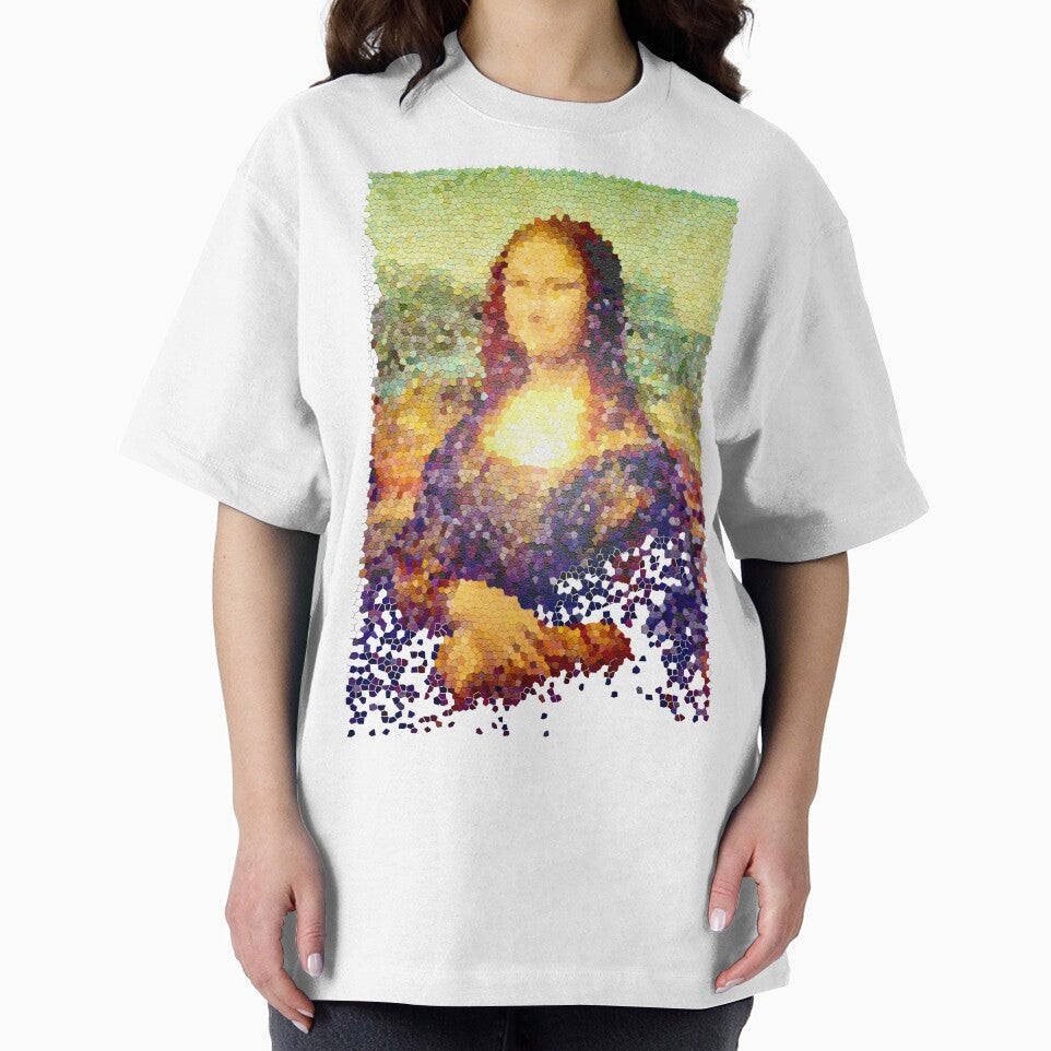 Mona Lisa mosaic Pixel Art by GraphContact