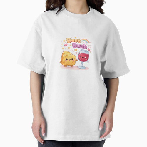 Best Buds Cheese and Wine Kawaii by CreativeEmily