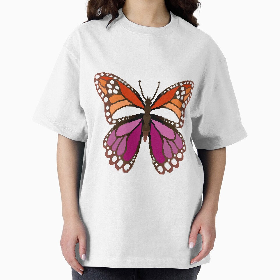 Lesbian Pride Butterfly by MetallicWings15